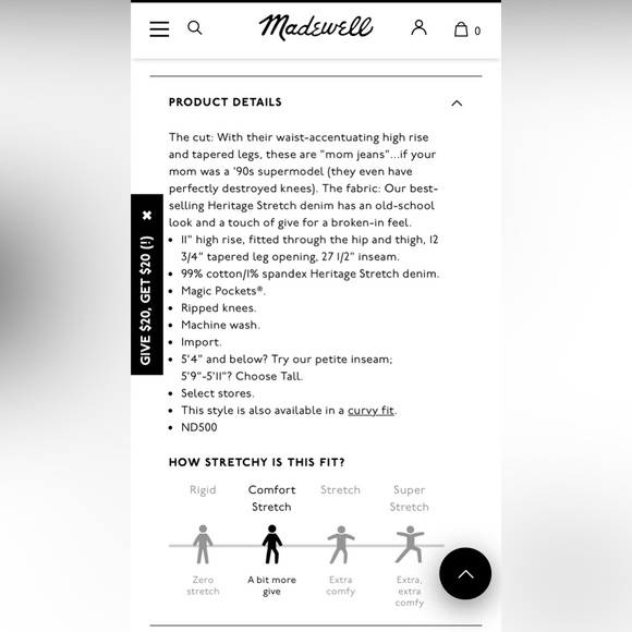 Madewell Jeans High Rise - Picture 4 of 7